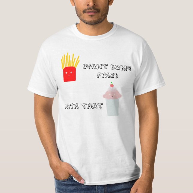 Camiseta Queira fritadas com esse t-shirt do valor da (Frente)