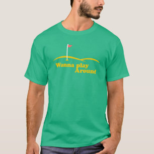 Camiseta queira jogar ao redor