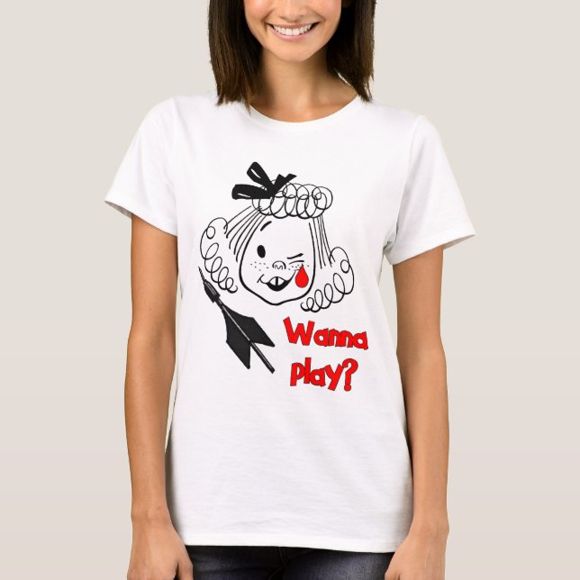 Camiseta Queira jogar Jarts (Frente)