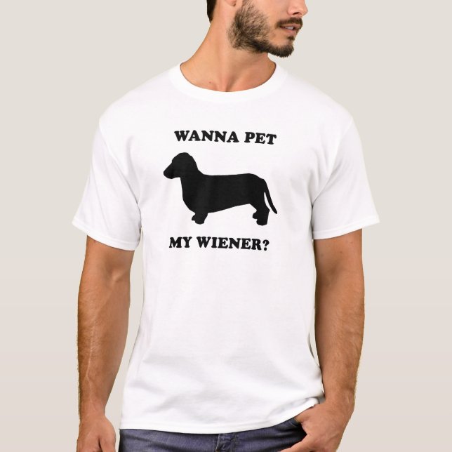Camiseta Queira pet meu wiener (Frente)