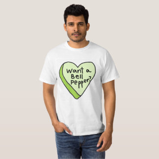 Camiseta Queira um T da pimenta de Bell