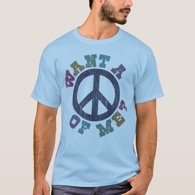 Camiseta Queira uma paz de mim (Frente)