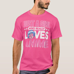 Camiseta Quem Ama Anime Otaku de Anime Amante de Arte de Ma