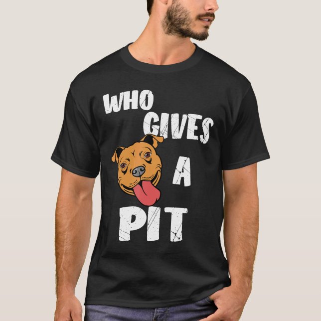 Camiseta Quem Dá Um Presente Pit Pitbull Pit Bull Terrier (Frente)