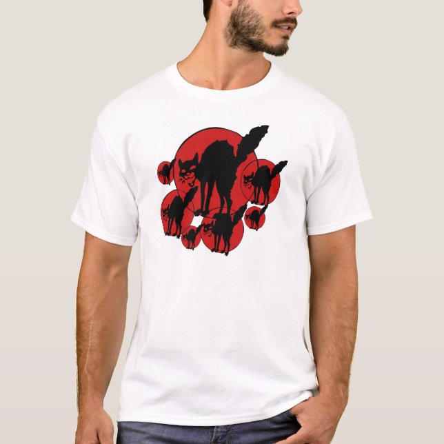 Camiseta Quem deixou os gatos (de Sabo) para fora? (Frente)