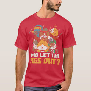 Camiseta Quem Deixou Os Porcos Sair Do Prêmio 5632