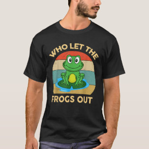 Camiseta Quem Deixou Os Sapos Saírem Da Captura De Sapos