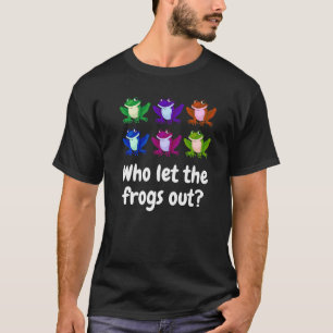 Camiseta Quem deixou os sapos saírem Sapos estéticos bonito