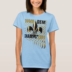 Camiseta Quem dem champs 2010/Black Gold Hearts/Fleur de Li