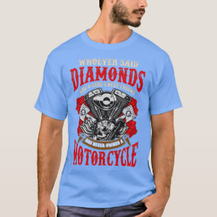 Camiseta Quem Disse Diamantes É Uma Menina Que O Melhor Ami