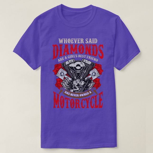 Camiseta Quem Disse Diamantes É Uma Menina Que O Melhor Ami (Frente do Design)