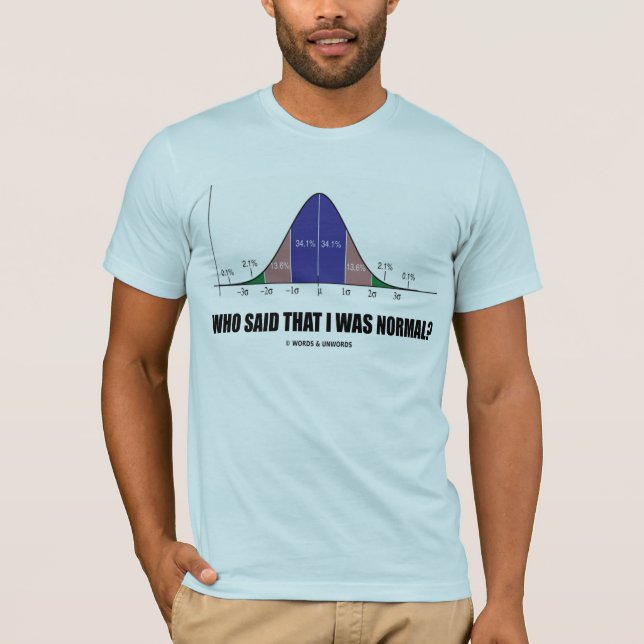 Camiseta Quem disse que eu era normal? (Humor do Stats) (Frente)