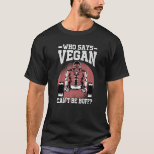 Camiseta Quem Diz que Vegano Não Pode Ser Sarado Gorila