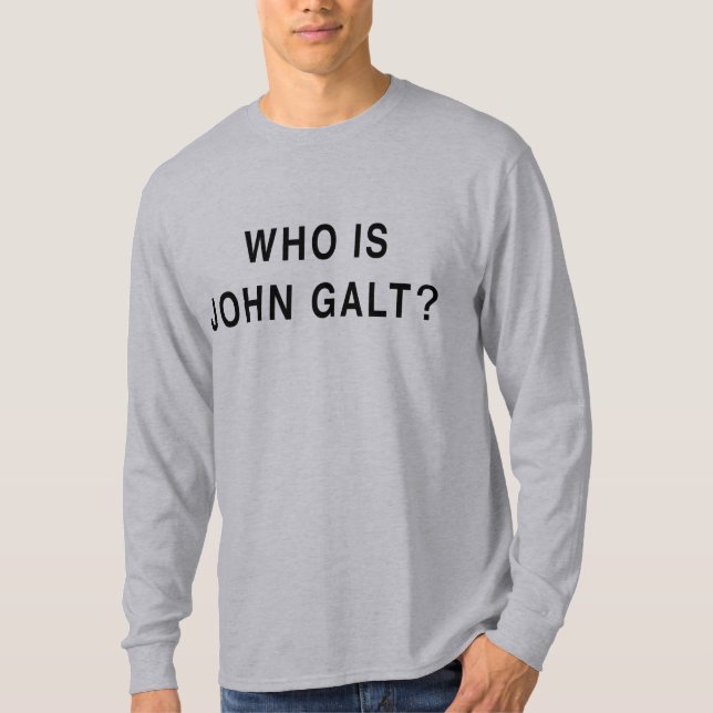 Camiseta Quem é John Galt? (Frente)