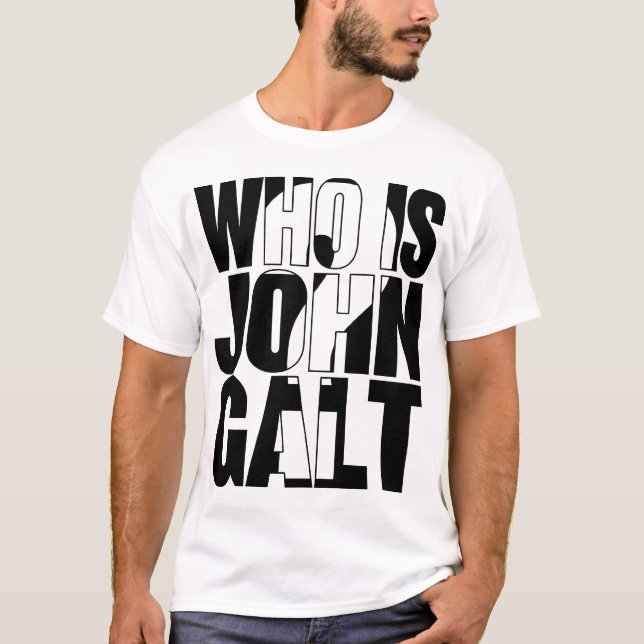 Camiseta Quem é John Galt? (Frente)