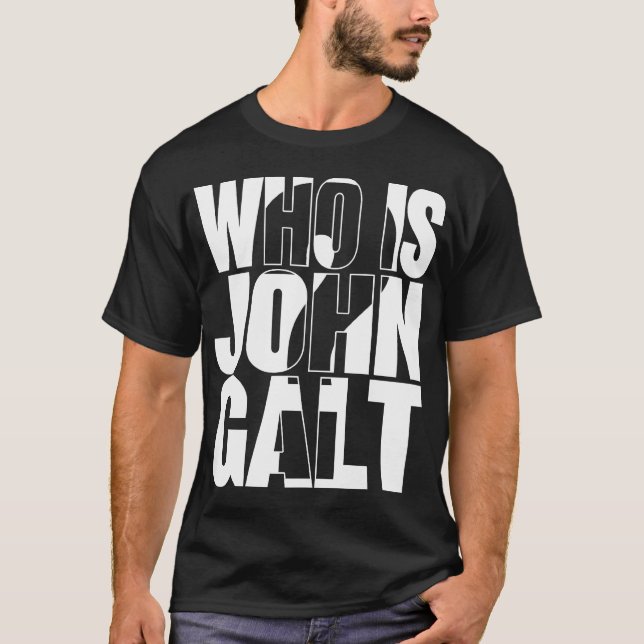 Camiseta Quem é John Galt? (Frente)
