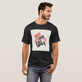 Camiseta Quem É John Galt? Ayn Rand T-Shirt