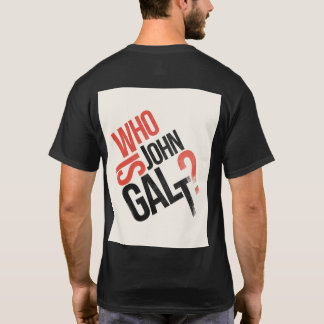 Camiseta Quem É John Galt? Ayn Rand T-Shirt