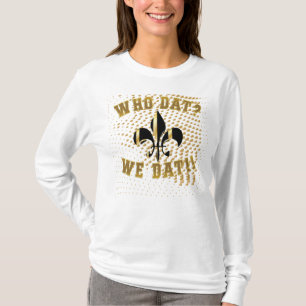 Camiseta Quem é?/nós somos/flor de Lis