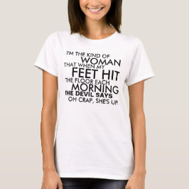 Camiseta Quem é o diabo receoso?