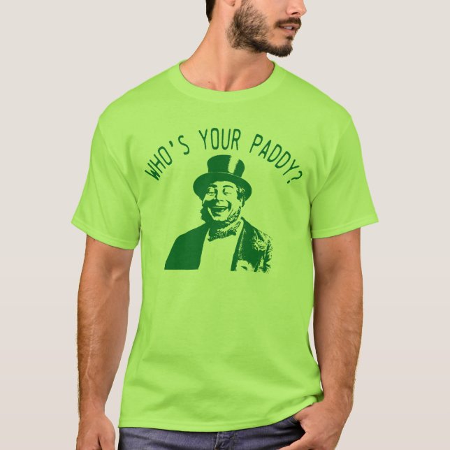 Camiseta Quem é o seu Dia de São Patrício (Frente)