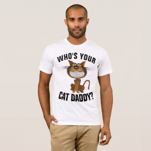 Camiseta QUEM É O SEU PAI DE GATO? T-shirts pais, Engraçado