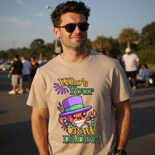Camiseta Quem é seu Crawdaddy Engraçado Crawdad Crayfish Pu