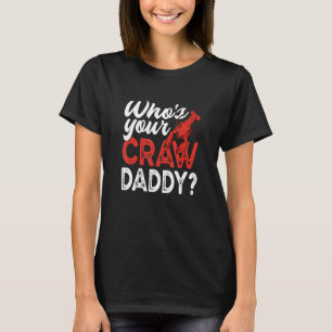 Camiseta Quem é Seu Papai Caranguejo Lagostim Camarão