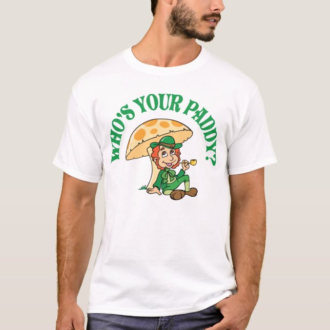 Camiseta Quem é sua almofada sob o cogumelo (Frente)