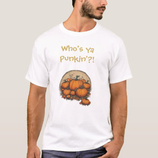 Camiseta Quem é você Punkin? Divertido, bobo Fall Tee