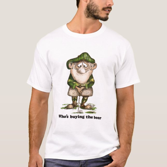 Camiseta Quem está comprando a cerveja (Frente)
