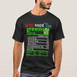 Camiseta Quem Fez O CHURRASCO Da Família Negra Comida Verde