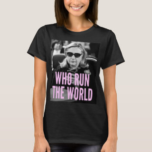 Camiseta Quem funcionam o T básico das mulheres do mundo