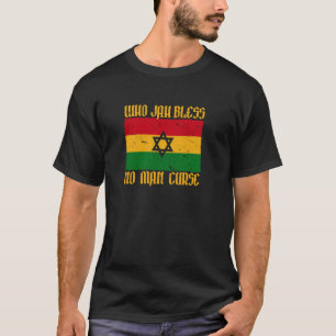 Camiseta QUEM JAH ABENÇAVA NENHUMA CURSE DE HOMEM Roota Reg