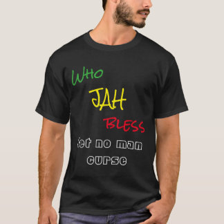 Camiseta Quem Jah abençoa não deixa nenhum homem maldizer