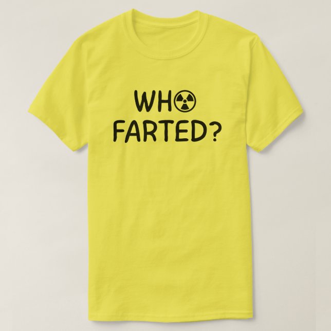 Camiseta Quem Peidou? (Frente do Design)