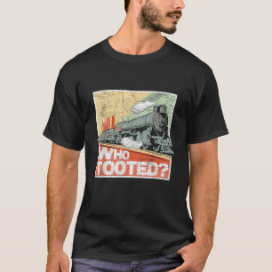 Camiseta Quem Peidou Amante de Trem Modelo Locomotiva Ferro