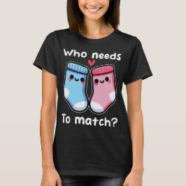 Camiseta Quem Precisa Corresponder A Um Casal Meias Corresp