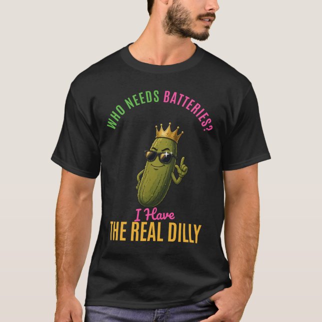 Camiseta Quem Precisa de Pilhas (Frente)