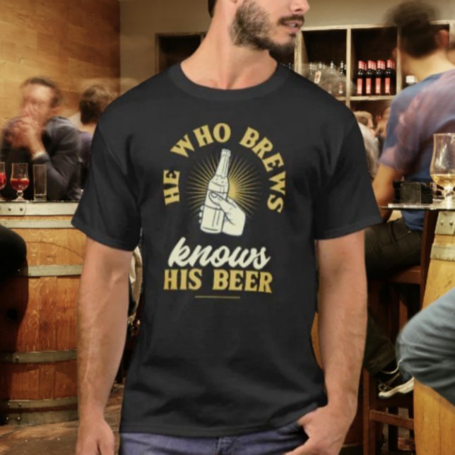 Camiseta Quem Quebra Sabe Sua Cerveja (Criador carregado)