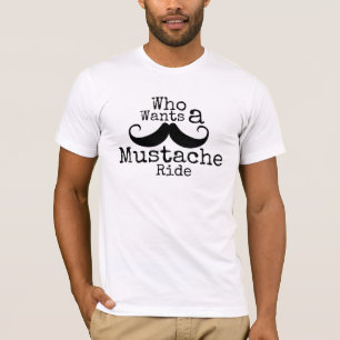 Camiseta Quem quer uma carona de bigode