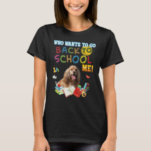 Camiseta Quem Quer Voltar A Me Ensinar O Cachorro-Cocker