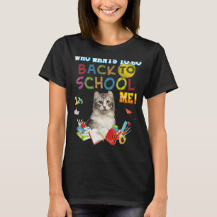 Camiseta Quem Quer Voltar A Me Ensinar O Gato De Cachorro A
