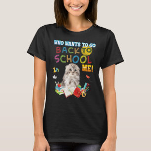 Camiseta Quem Quer Voltar A Me Ensinar O Gato De Gato Escoc