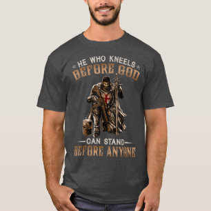 Camiseta Quem Sabe Perante Deus Pode Ficar Perante Ninguém.