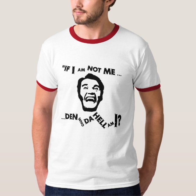 Camiseta Quem são mim? O T #1 dos homens (Frente)