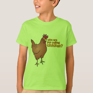 Camiseta Quem são você que chama a galinha? VERMELHO