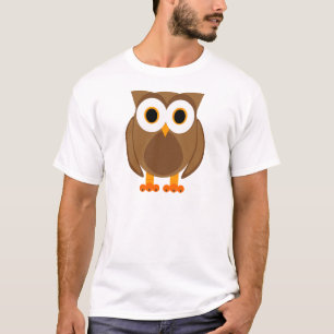 Camiseta Quem? Sr. Coruja Desenhos animados