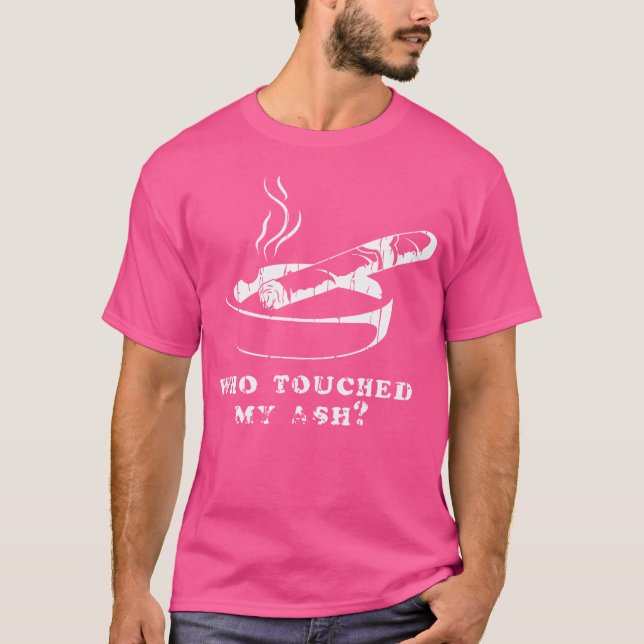 Camiseta Quem Tocou Meu Charuto de Cinza (Frente)