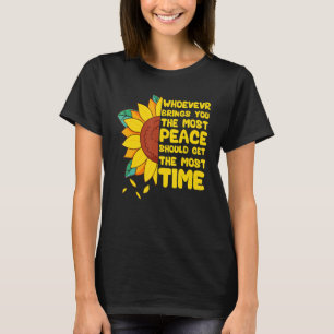 Camiseta Quem Traz Mais Paz Para Você Deve Pegar O M
